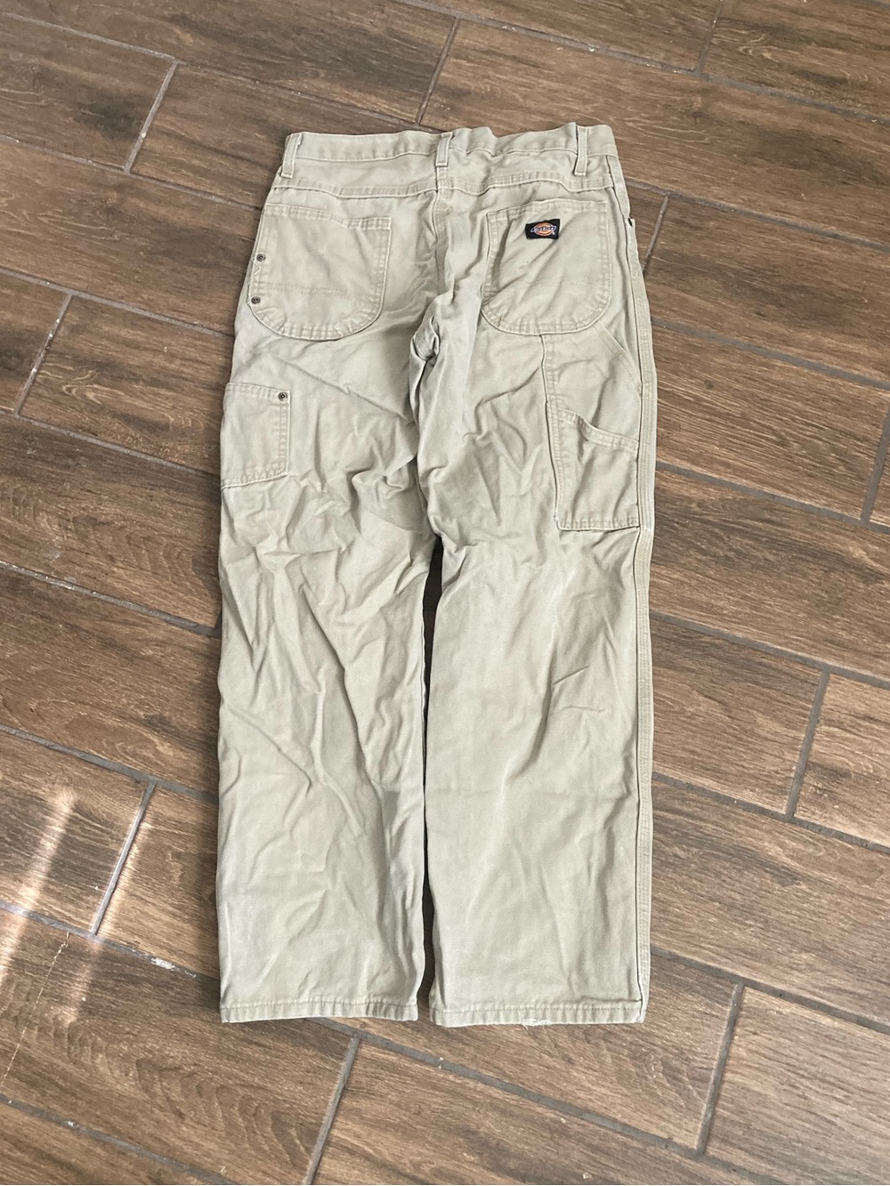 Dickies cream carpenter pants